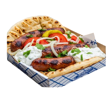 Sausage Souvlaki Box 